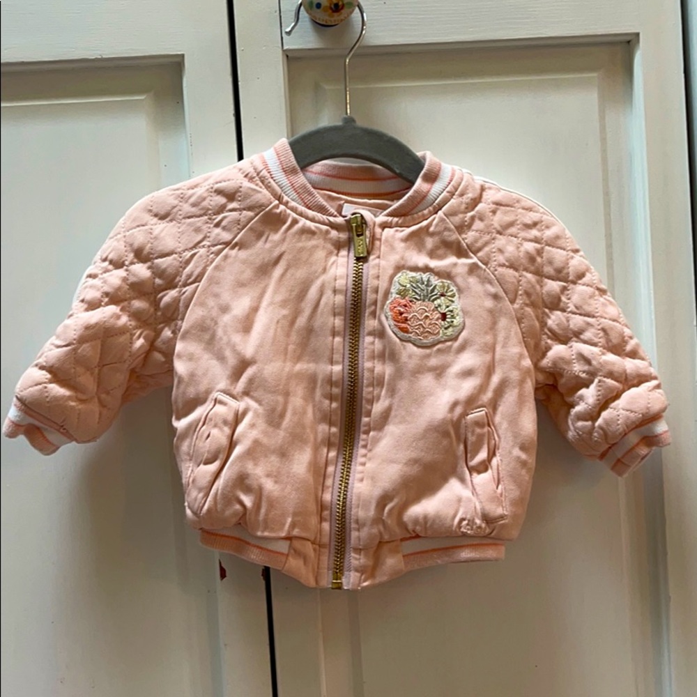 Chole Patch soft Bomber coat